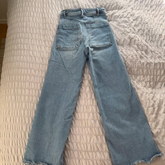 Zara Marine Straight Jeans - Size 2 - Picture 5 of 6